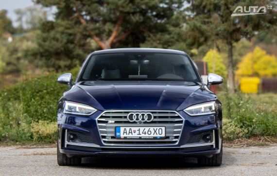 Audi S5 Coupe 3.0 TFSI quattro / 260kW / A8 / ZÁRUKA / AJ NA SPLÁTKY / PROTIÚČET 2017 modrá