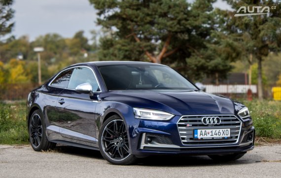Audi S5 Coupe 3.0 TFSI quattro / 260kW / A8 / ZÁRUKA / AJ NA SPLÁTKY / PROTIÚČET 2017 modrá