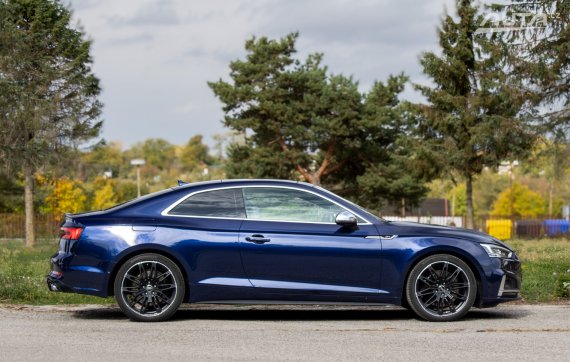 Audi S5 Coupe 3.0 TFSI quattro / 260kW / A8 / ZÁRUKA / AJ NA SPLÁTKY / PROTIÚČET 2017 modrá
