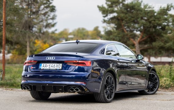 Audi S5 Coupe 3.0 TFSI quattro / 260kW / A8 / ZÁRUKA / AJ NA SPLÁTKY / PROTIÚČET 2017 modrá