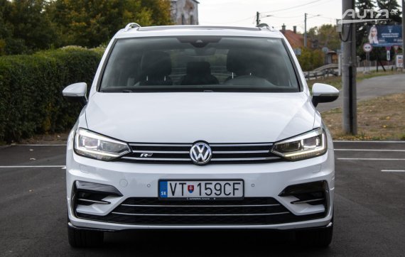 Volkswagen Touran 1.4 TSI R-Line DSG / 110kW / A7 / ZÁRUKA / AJ NA SPLÁTKY / PROTIÚČET 2016 bílá