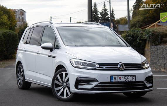 Volkswagen Touran 1.4 TSI R-Line DSG / 110kW / A7 / ZÁRUKA / AJ NA SPLÁTKY / PROTIÚČET 2016 bílá