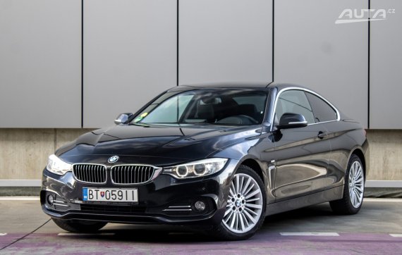 BMW Rad 4 Coupé F32 420d xDrive Luxury Line / 135kW / A8 / ZÁRUKA / AJ NA SPLÁTKY / PROTIÚČET