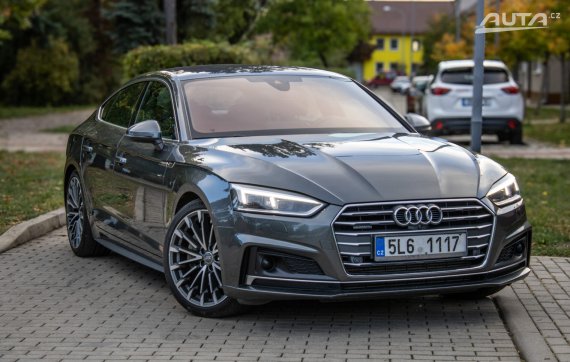 Audi A5 Sportback S-Line Quattro 200kW 2018 šedá