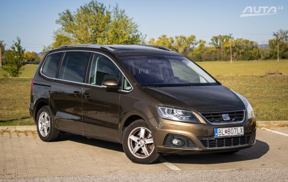 Seat Alhambra 2.0 TDI CR DPF Xcellence DSG, 125 kW, A6 / AJ NA SPLÁTKY / PROTIÚČET / 2011 hnědá