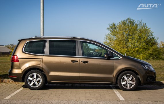 Seat Alhambra 2.0 TDI CR DPF Xcellence DSG, 125 kW, A6 / AJ NA SPLÁTKY / PROTIÚČET / 2011 hnědá