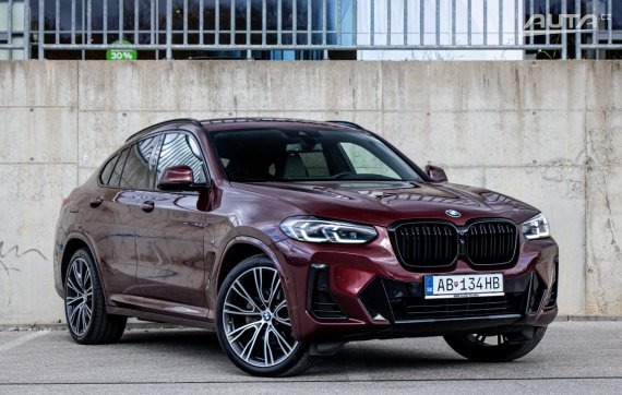 BMW X4 2022 M-paket xDrive20d 140kW AT/8 / AJ NA SPLÁTKY / PROTIÚČET 2022 červená
