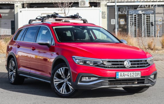Volkswagen Passat Alltrack 2.0 TDI 4MOTION DSG, 140kW (2020) / AJ NA SPLÁTKY / PROTIÚČET / 2020 červená