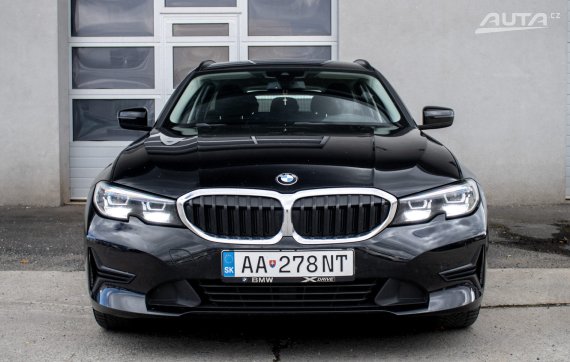 BMW Rad 3 Touring G21 318d mHEV Advantage / 110kW / A8 / ZÁRUKA / AJ NA SPLÁTKY / PROTIÚČET 2020 černá