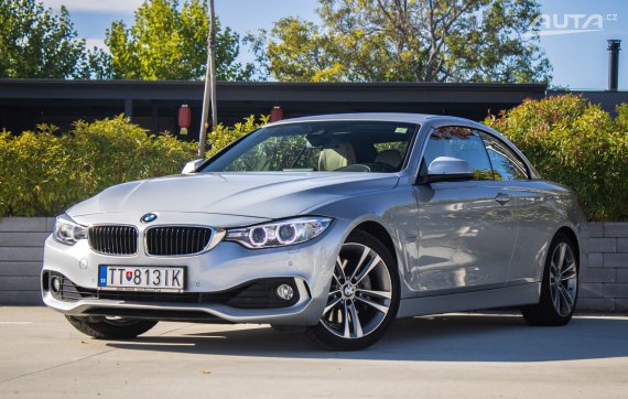 BMW Rad 4 Cabrio 435i A/T, 225kW, A8, 2d. / AJ NA SPLÁTKY / PROTIÚČET / 2015 stříbrná metalíza