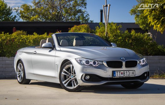 BMW Rad 4 Cabrio 435i A/T, 225kW, A8, 2d. / AJ NA SPLÁTKY / PROTIÚČET / 2015 stříbrná metalíza