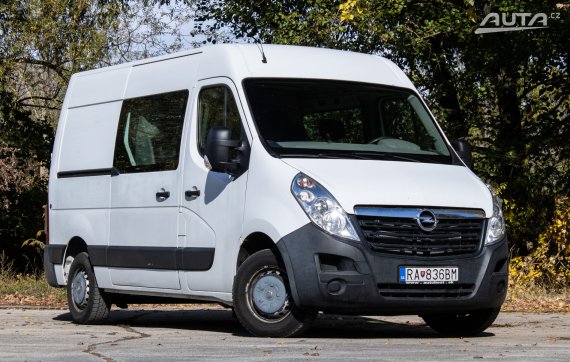 Opel Movano 2.3 CDTi, 96kW (2017) / AJ NA SPLÁTKY / PROTIÚČET / 2017 bílá