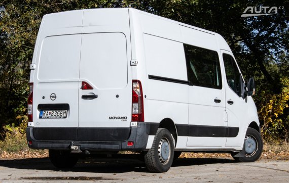 Opel Movano 2.3 CDTi, 96kW (2017) / AJ NA SPLÁTKY / PROTIÚČET / 2017 bílá