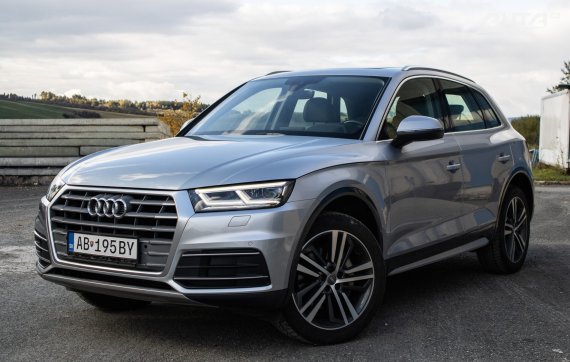 Audi Q5 3.0 TDI quattro Tiptronic, 210kW (2019) / AJ NA SPLÁTKY / PROTIÚČET / 2019 stříbrná metalíza