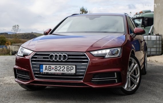 Audi A4 Avant 3.0 TDI quattro tiptronic, 200kW (2016) / AJ NA SPLÁTKY / PROTIÚČET / 2016 červená