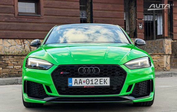 Audi RS5 2.9 TFSI quattro Tiptronic, 331kW (2017) / AJ NA SPLÁTKY / PROTIÚČET / 2017 zelená