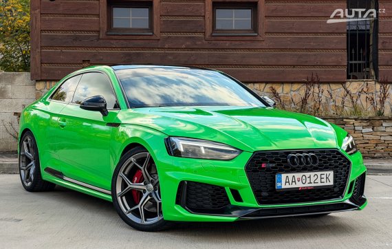 Audi RS5 2.9 TFSI quattro Tiptronic, 331kW (2017) / AJ NA SPLÁTKY / PROTIÚČET / 2017 zelená