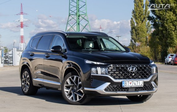Hyundai Santa Fe 2.2 CRDi Premium 4x4 7MIEST / 142kW / A8 / ZÁRUKA / AJ NA SPLÁTKY / PROTIÚČET 2023 černá