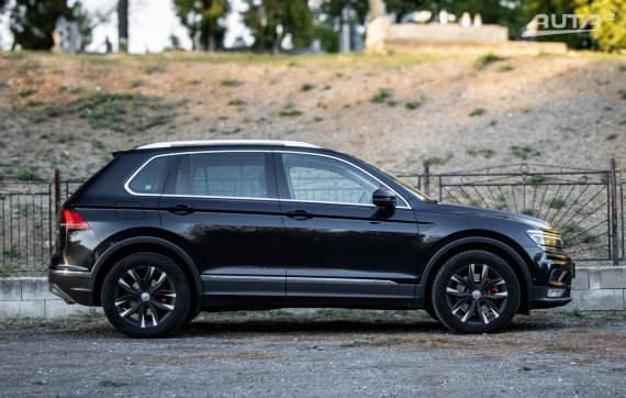 Volkswagen Tiguan 2.0 TDI 4MOTION Highline 2016 AT/7 2016 / AJ NA SPLÁTKY / PROTIÚČET 2016 černá