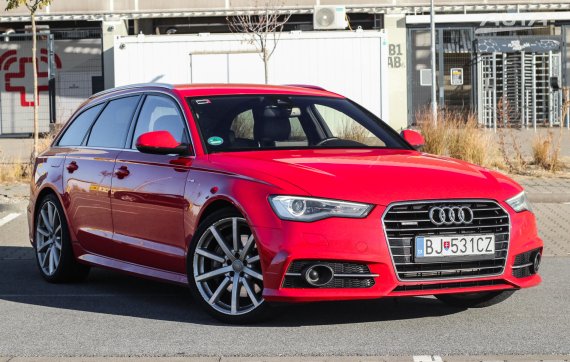 Audi A6 Avant 3.0 biTDI quattro tiptronic, 235kW (2015) / AJ NA SPLÁTKY / PROTIÚČET / 2015 červená