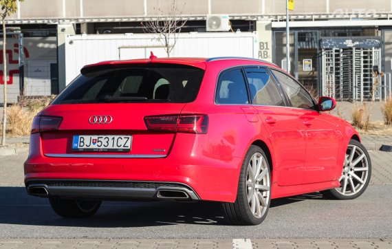Audi A6 Avant 3.0 biTDI quattro tiptronic, 235kW (2015) / AJ NA SPLÁTKY / PROTIÚČET / 2015 červená