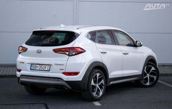 Hyundai Tucson 1.6 T-GDi Style 4x4 DTC / 130kW / A7 / ZÁRUKA / AJ NA SPLÁTKY / PROTIÚČET 2016 bílá
