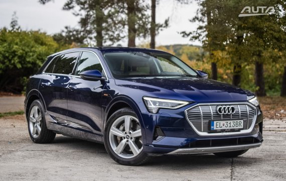 Audi E-tron 50 Quattro 2021 230kW / AJ NA SPLÁTKY / PROTIÚČET 2021 modrá
