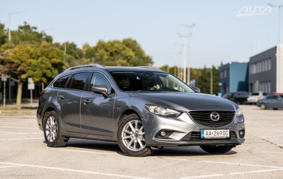 Mazda 6 Combi (Wagon) 2.0 Skyactiv-G Attraction 2013 107kW MT/6 / AJ NA SPLÁTKY / PROTIÚČET 2013 stříbrná metalíza