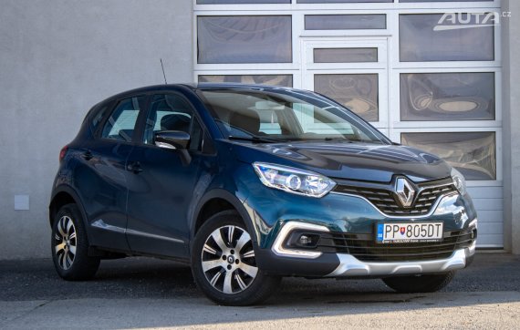 Renault Captur Energy TCe / 66kW / M5 / ZÁRUKA / AJ NA SPLÁTKY / PROTIÚČET 2017 modrá