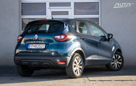 Renault Captur Energy TCe / 66kW / M5 / ZÁRUKA / AJ NA SPLÁTKY / PROTIÚČET 2017 modrá