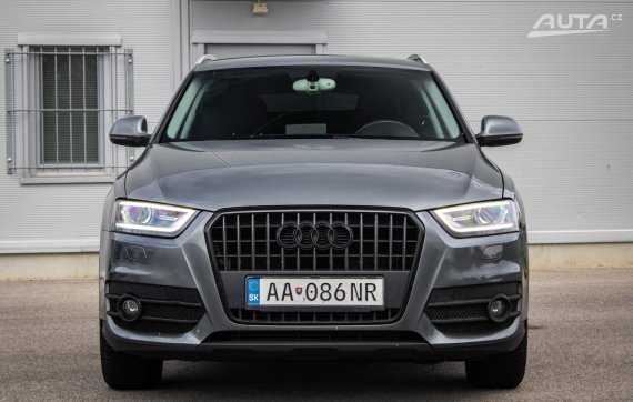 Audi Q3 2.0 TDI 177k quattro S tronic, 130 kW, A7 / AJ NA SPLÁTKY / PROTIÚČET / 2012 šedá