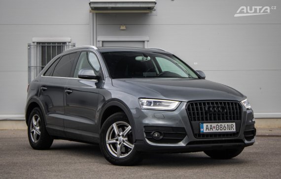 Audi Q3 2.0 TDI 177k quattro S tronic, 130 kW, A7 / AJ NA SPLÁTKY / PROTIÚČET / 2012 šedá