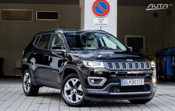 Jeep Compass 2.0L MJet AWD Limited / 103kW / A9 / ZÁRUKA / AJ NA SPLÁTKY / PROTIÚČET 2018 černá