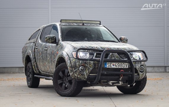 Mitsubishi L 200 L200 2.5 DI-D Double Cab A/T, 100 kW, A4, 4d. / AJ NA SPLÁTKY / PROTIÚČET / 2008 hnědá