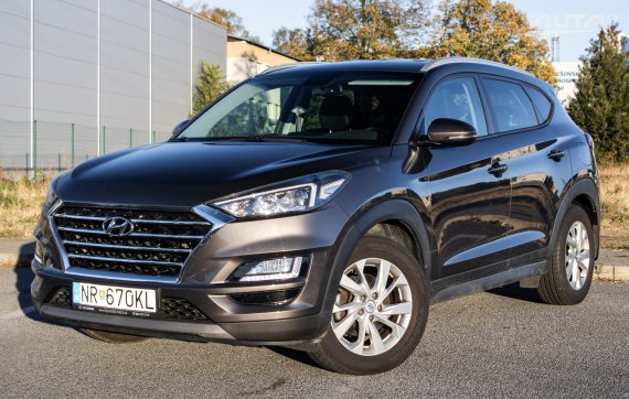 Hyundai Tucson 1.6 T-GDi 4x4 A/T, 130kW (2019) / AJ NA SPLÁTKY / PROTIÚČET / 2019 šedá