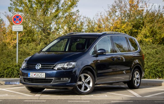 Volkswagen Sharan 2.0 TDI BMT 177k Highline, 130 kW, M6 / AJ NA SPLÁTKY / PROTIÚČET / 2015 - hlavní pohled