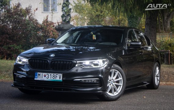 BMW Rad 5 520d G30, 140kW, M6 / AJ NA SPLÁTKY / PROTIÚČET / 2018 - hlavní pohled