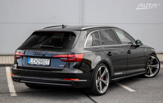 Audi A4 Avant 3.0 TDI Quattro S-Line 200kW AT/8 2017 / AJ NA SPLÁTKY / PR0TIÚČET 2017 černá