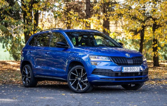 Škoda Karoq 1.5 TSI ACT Sportline 110kW AT/7 2021 / AJ NA SPLÁTKY / PROTIÚČET 2021 modrá
