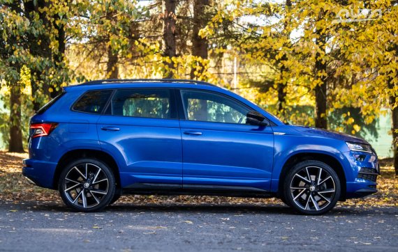 Škoda Karoq 1.5 TSI ACT Sportline 110kW AT/7 2021 / AJ NA SPLÁTKY / PROTIÚČET 2021 modrá