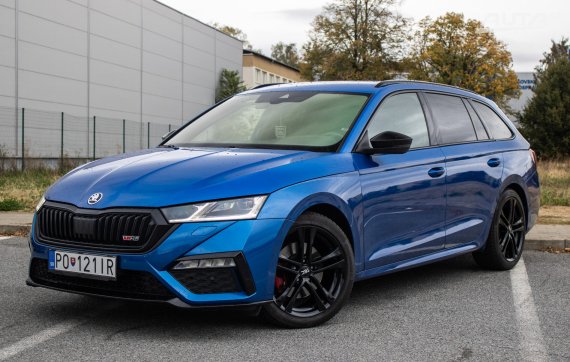 Škoda Octavia Combi 2.0 TDI RS 4x4 DSG, 147kW (2021) / AJ NA SPLÁTKY / PROTIÚČET / 2021 modrá