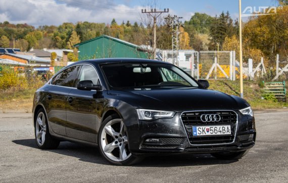 Audi A5 Sportback 2.0 TDI, 105 kW, A1, 5d. / AJ NA SPLÁTKY / PROTIÚČET / 2012 černá