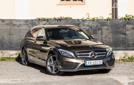 Mercedes-Benz C trieda Kombi 250 d 4Matic AMG Line 150kW AT/7 2015 / AJ NA SPLÁTKY / PROTIÚČET 2015 hnědá