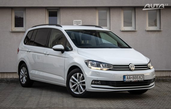 Volkswagen Touran 2.0 TDI SCR BMT EU6, 110 kW, M6 / AJ NA SPLÁTKY / PROTIÚČET / 2018 bílá