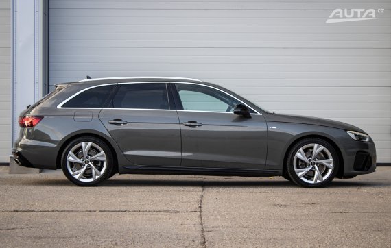 Audi A4 Avant 35 2.0 TDI mHEV S line S tronic, 120 kW, A7 / AJ NA SPLÁTKY / PROTIÚČET / 2023 šedá