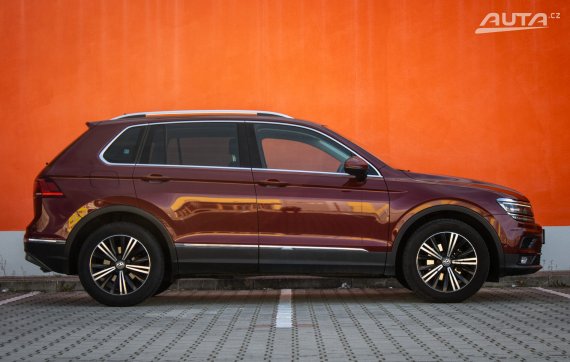 Volkswagen Tiguan 2.0 TDI SCR BMT DSG EU6, 110 kW, A7, 5d. / AJ NA SPLÁTKY / PROTIÚČET / 2018 červená