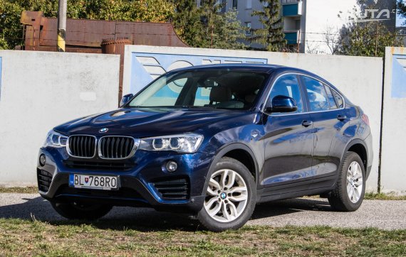 BMW X4 xDrive20d A/T, 140kW (2015) / AJ NA SPLÁTKY / PROTIÚČET / 2015 - hlavní pohled