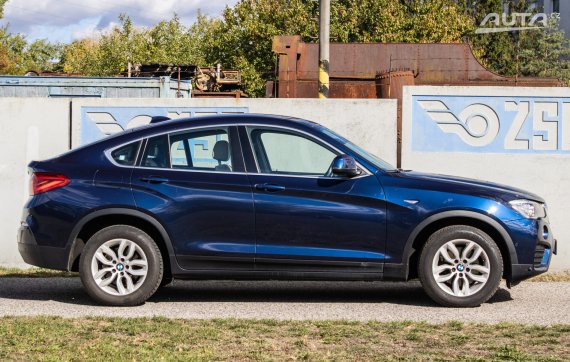 BMW X4 xDrive20d A/T, 140kW (2015) / AJ NA SPLÁTKY / PROTIÚČET / 2015 modrá