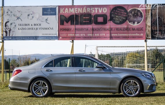 Mercedes-Benz S trieda Sedan 350 BlueTEC RWD 190kW AT/7 2014 / AJ NA SPLÁTKY / PROTIÚČET 2014 šedá
