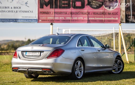 Mercedes-Benz S trieda Sedan 350 BlueTEC RWD 190kW AT/7 2014 / AJ NA SPLÁTKY / PROTIÚČET 2014 šedá